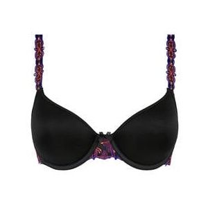 CHANTELLE soutien-gorge coques Champs Elysées Noir/Rouge - Taille 90A