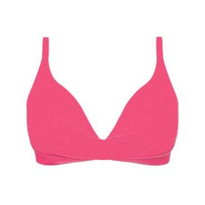 ANTIGEL haut de maillot de bain triangle coques La Chiquissima Rose tyrien - Taille 85B