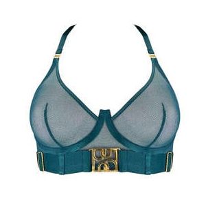 BORDELLE soutien-gorge bustier Nara Bleu canard - Taille S