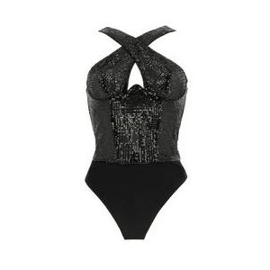 LIVY body string mono-armature Blue Cloud Noir - Taille 85B