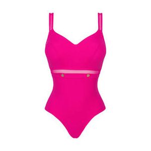EMPREINTE maillot de bain 1 pièce décolleté sans armatures Palace Fuchsia - Taille 80C