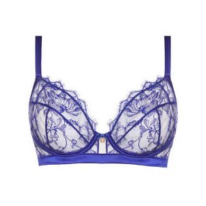 PRELUDE soutien-gorge emboitant en dentelle Pearl Bleu - Taille 85B
