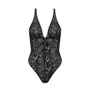 AUBADE body string Animal Soul Boite à Désir Noir opaque - Taille TU