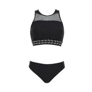 SUNFLAIR maillot de bain 2 pièces brassière Bari Noir/Blanc - Taille 38/B