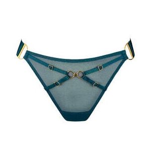 BORDELLE tanga Nara Bleu canard - Taille S