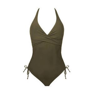 ANTIGEL maillot de bain 1 pièce décolleté sans armatures La Chiquissima Kaki - Taille 1