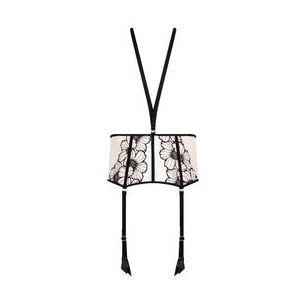 CHANTELLE serre-taille porte-jarretelles Pulp Lush Noir - Taille S