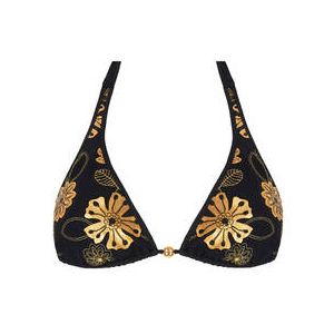 LISE CHARMEL haut de maillot de bain triangle Etoile en Glam Noir/Or - Taille 1