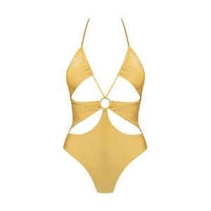 ACQUADICOCCO maillot de bain 1 pièce trikini sans armatures Ireland Or - Taille S