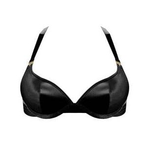 BORDELLE soutien-gorge push-up en soie New Signature Noir - Taille S