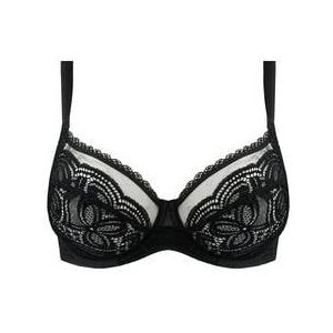 MAISON LEJABY soutien-gorge emboitant en dentelle Envie Noir - Taille 85C