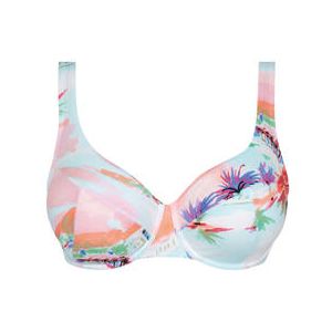 EMPREINTE haut de maillot de bain emboitant Croisette Multicolore - Taille 40/C