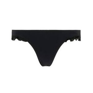 PAIN DE SUCRE bas de maillot de bain tanga à volants alala Sensitive Uni life Cut Noir - Taille XS