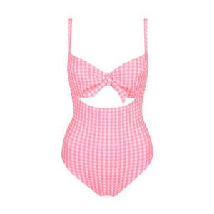MARIE JO maillot de bain 1 pi&egrave;ce armatures Mary Lynn Blanc/Rose - Taille 85B
