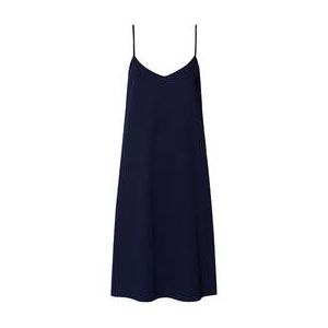 HANRO nuisette en coton Cotton Silk Bleu navy - Taille XS