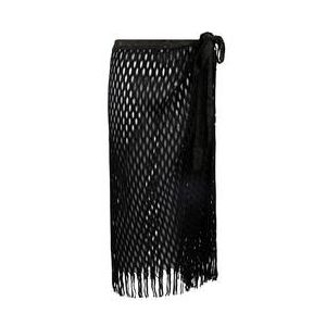 PAIN DE SUCRE jupe par&eacute;o de plage Jody Sensitive Uni Life R&eacute;sille Noir - Taille TU