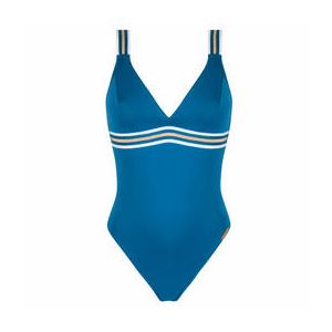 LISE CHARMEL maillot de bain 1 pi&egrave;ce sans armatures &Eacute;nergie Nautique Bleu - Taille 85B