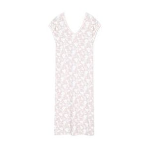 LE CHAT chemise de nuit longue Siesta Blanc/Sable - Taille 36