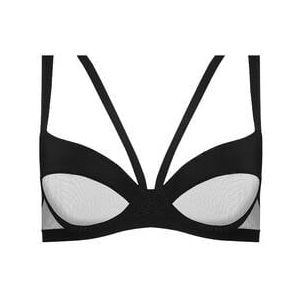 MAISON CLOSE soutien-gorge corbeille Pure Tentation Noir - Taille 85B