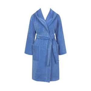 F&Eacute;RAUD peignoir en coton Cosy Bleu - Taille XS