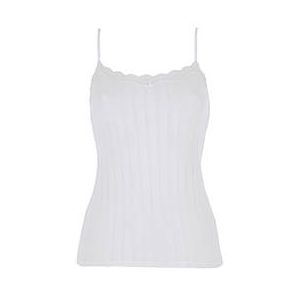 CALIDA top fines bretelles en coton Etude Toujours Blanc - Taille 38/40