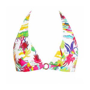 BANANA MOON haut de maillot de bain brassi&egrave;re Lifo Sunset Bay Rose/Jaune - Taille S