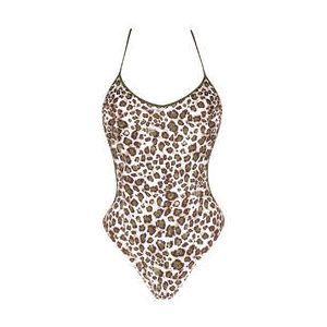 ANTIGEL maillot de bain 1 pièce trikini réversible sans armatures La Panthère Mystère Kaki - Taille S