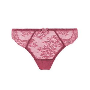 AUBADE tanga en dentelle Danse des Sens Framboise - Taille 1