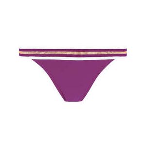 LISE CHARMEL bas de maillot de bain slip taille basse Energie Nautique Prune - Taille 36