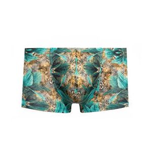 ES COLLECTION boxer taille basse homme Safari Bleu turquoise - Taille S