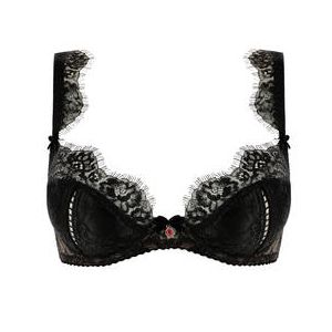 DITA VON TEESE soutien-gorge corbeille en dentelle Claudette Noir - Taille 85B