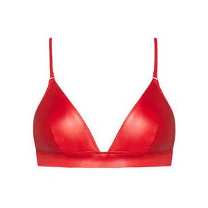 MAISON CLOSE haut de maillot de bain triangle Splash Rouge - Taille XS