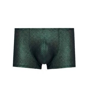 ES COLLECTION boxer taille basse homme C-Through Bee Nest Vert fonc&eacute; - Taille S