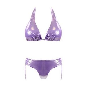 ACQUADICOCCO maillot de bain 2 pi&egrave;ces triangle Laminati Violet - Taille S