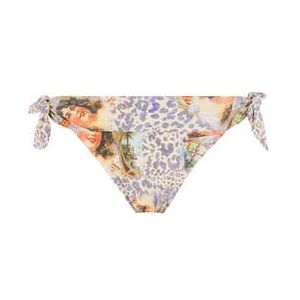 PAIN DE SUCRE bas de maillot de bain slip noué Diva Cuba Bleu/Beige - Taille XS