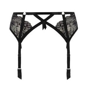 DITA VON TEESE porte-jarretelles en dentelle Madame X Noir - Taille 36