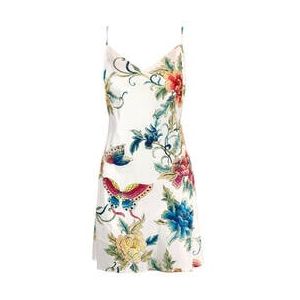 MARJOLAINE nuisette en soie Beverly Blanc - Taille 36