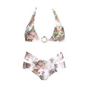 ACQUADICOCCO maillot de bain 2 pièces triangle coques Garden Flowers Multicolore - Taille S