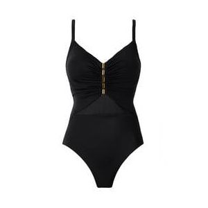 MIRACLESUIT maillot de bain 1 pièce gainant Mariposa  armatures Network News Noir - Taille 40