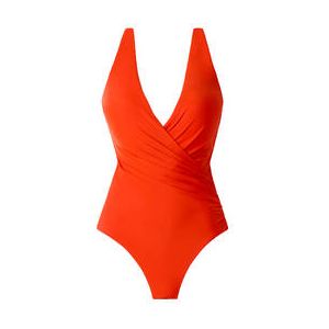 MIRACLESUIT maillot de bain 1 pièce gainant Wrapsody sans armatures Rock Solid Orange sanguine - Taille 40
