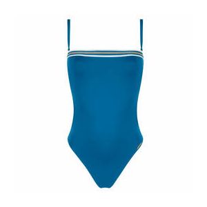 LISE CHARMEL maillot de bain 1 pi&egrave;ce bustier sans armatures &Eacute;nergie Nautique Bleu - Taille 1
