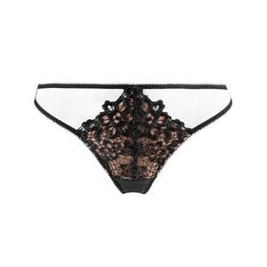 DITA VON TEESE string Dahlia Noir opaque - Taille XS