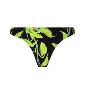 LISE CHARMEL bas de maillot de bain slip séduction Fleur de Nuit Noir/Vert - Taille 36