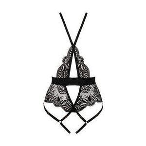 ATELIER AMOUR body harnais ouvert en dentelle Enlace moi Noir - Taille TU