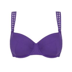 EMPREINTE haut de maillot de bain emboitant Mood Violet - Taille 40/C
