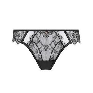 PRELUDE string en satin Pearl Noir - Taille S