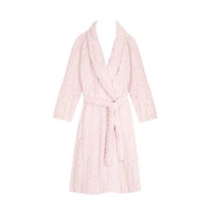 LE CHAT peignoir long Essentiel Rose p&acirc;le - Taille 36
