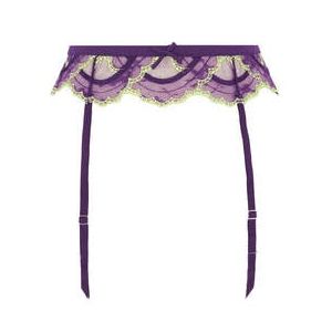FLEUR DU MAL porte-jarretelles en dentelle Hendrix Violet - Taille XS