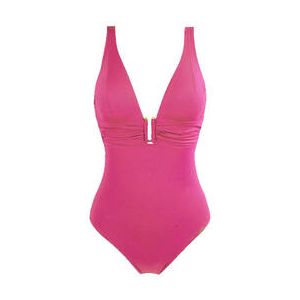 LIVIA maillot de bain 1 pi&egrave;ce Ultima sans armatures Eden Framboise - Taille 38