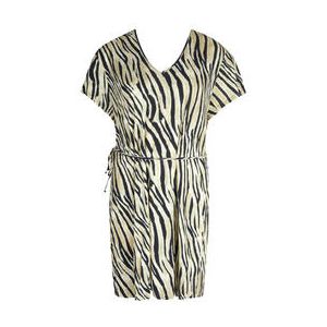 ANTIGEL tunique de plage La Tigre Blanc Noir/Sable - Taille S